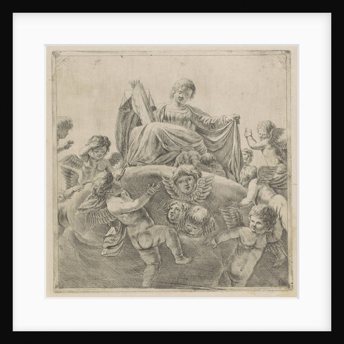 Justice surrounded by putti and cherubs by Anonymous
