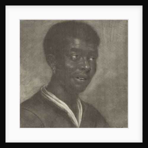 goatherd on the banks of a river by Bust of a man. Wallerant Vaillant