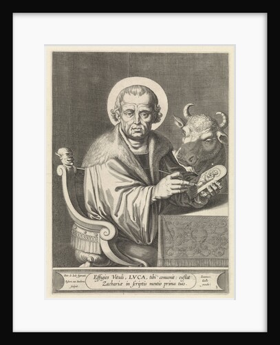 Evangelist Luke by Joannes Galle