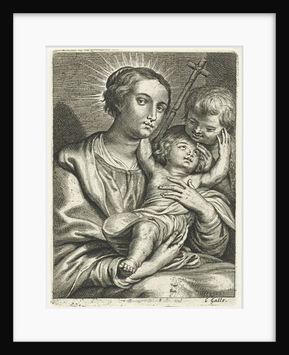 Virgin and Child with Saint John the Baptist by Cornelis Galle II