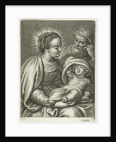 Holy Family by Cornelis Galle II
