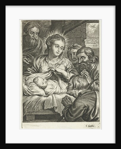 Adoration of the Shepherds by Cornelis Galle II