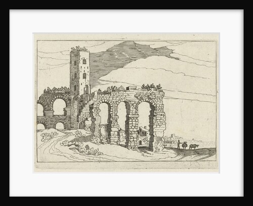 Ruin aqueduct by Anonymous