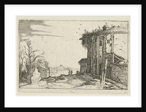 Ruin with Corinthian columns by Anonymous