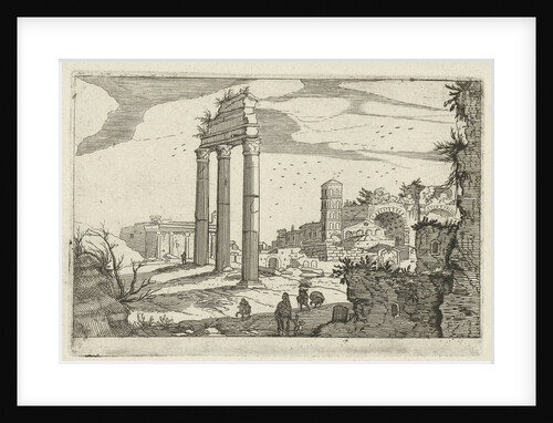 Temple of Castor and Pollux and the Basilica of Constantine by Anonymous