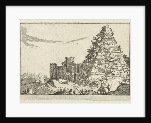 Pyramid of Caius Cestius by Anonymous
