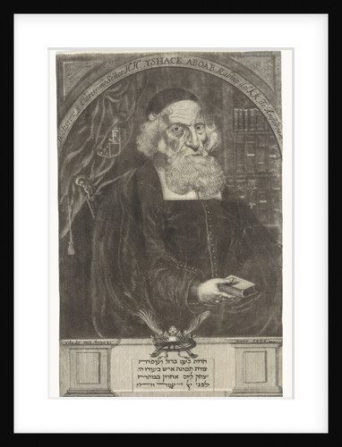 Portrait of Isaac Aboab da Fonseca by Aernout Nagtegaal
