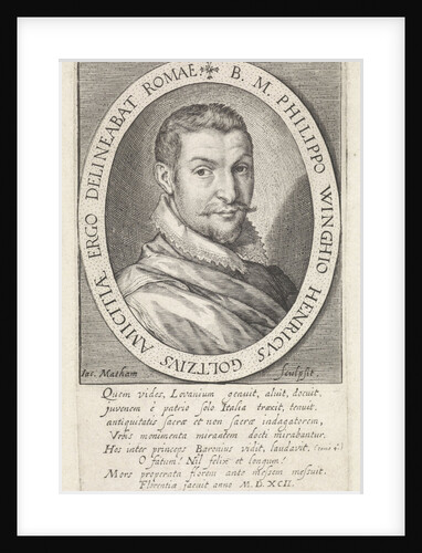 Portrait of Philip of Winghe by Jacob Matham