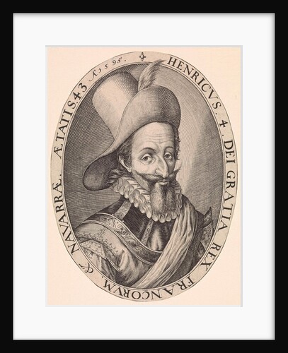 Portrait of Henry IV of France by Hendrick Goltzius