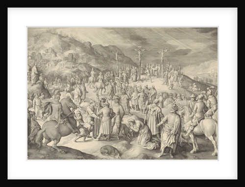 Christ on the cross by Nicolaes de Bruyn