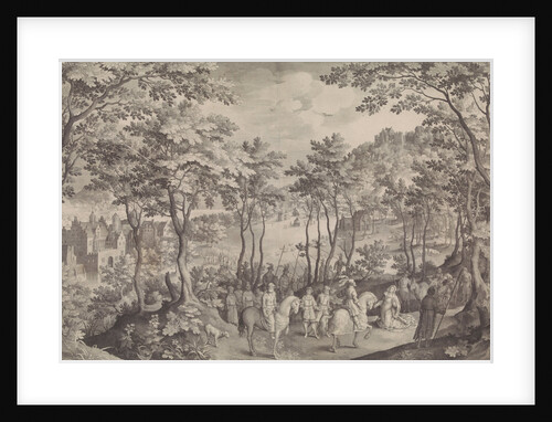 David and Abigail by Nicolaes de Bruyn