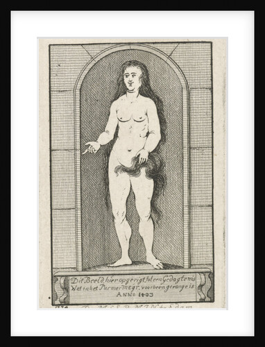 Niche with the statue of a mermaid by Caspar Jacobsz. Philips