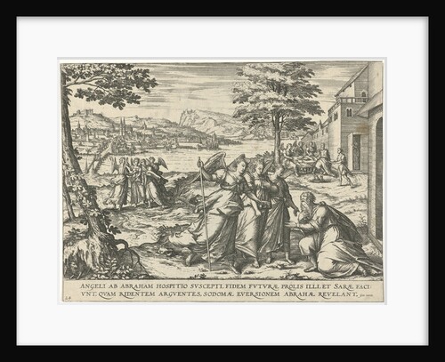 Abraham and the Three Angels by Symon Novelanus