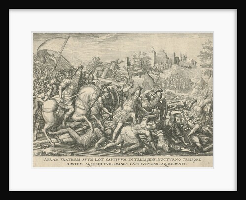 Abraham frees Lot by Symon Novelanus