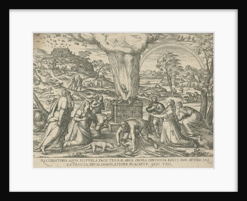 Sacrifice of Noah by Symon Novelanus