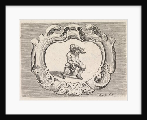 Drinking peasant by Pieter Jansz. Quast