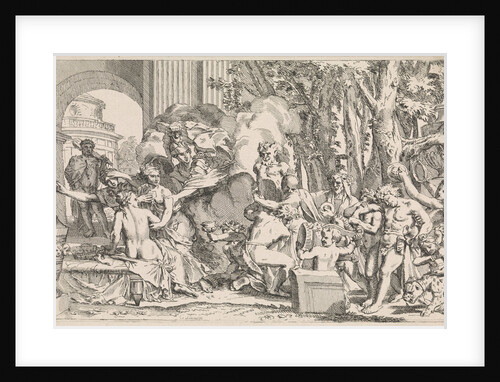 Minerva protects the innocence against the temptation by Johannes Glauber