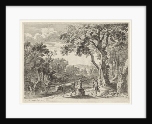 Batt Mercury turns into stone by Herman van Swanevelt