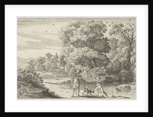 Tobias scares the fish by Charles Audran