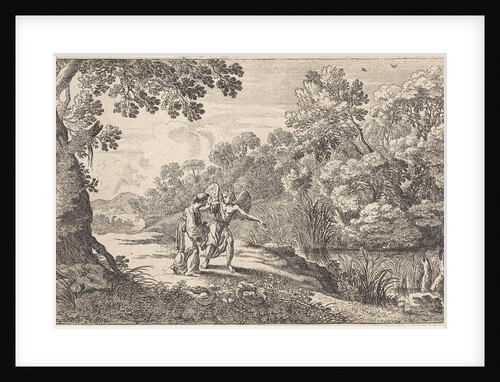 Hagar and the Angel by Herman van Swanevelt