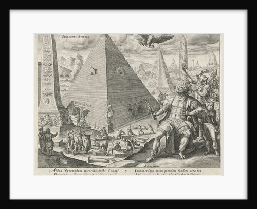 Pyramids of Egypt, Magdalena van de Passe by Crispijn van de Passe I