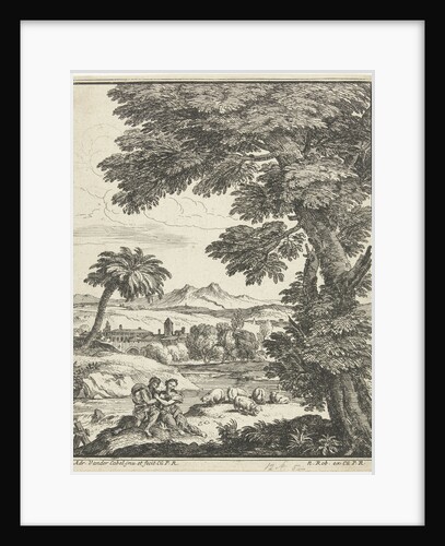 Affectionate couple by Adriaen van der Kabel