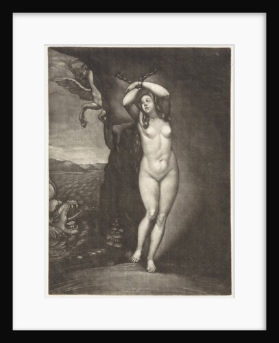 Andromeda Chained to the Rocks by Pieter Schenk I