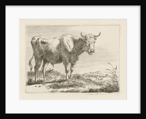 Standing bull by Pieter Gerardus van Os
