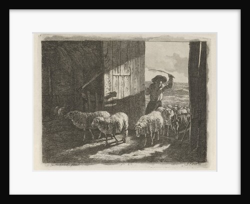 Sheepfold by Frédéric Théodore Faber