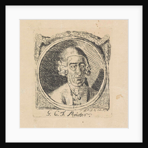 Portrait of G.C.F Meister by Monogrammist FBVR