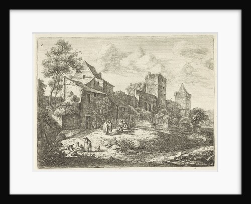 Open space for an inn by Anthonie Waterloo