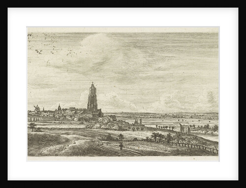 View of Rhenen by Anthonie Waterloo