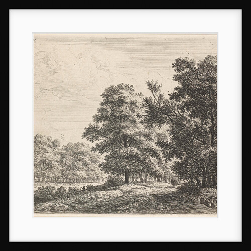 Two forest paths, Anthonie Waterloo, Basan et Poignant by Pierre François Basan