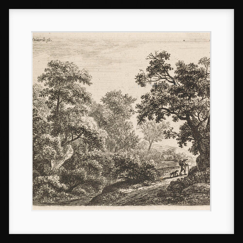 Traveler with a dog, Anthonie Waterloo, Basan et Poignant by Pierre François Basan