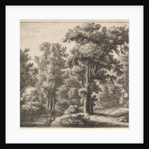 Entrance of the forest, Anthonie Waterloo by Josua & Reinier II Ottens