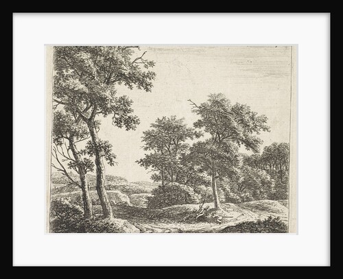 Shepherds Resting under a tree by Anthonie Waterloo