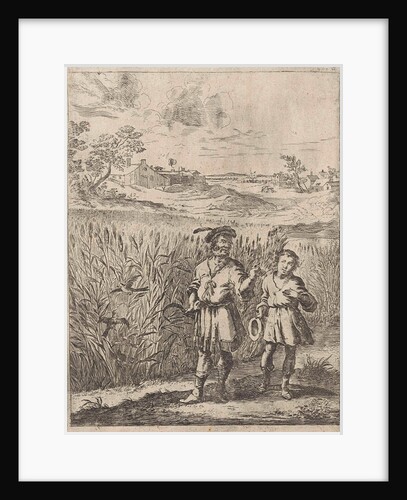 Fable of the lark and her boy by John Ogilby