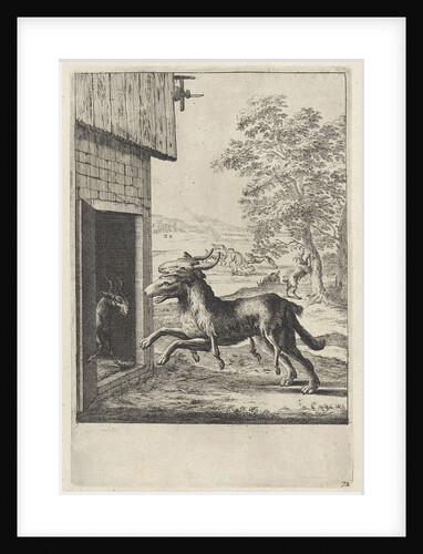 Fable of the goat and the wolf by John Ogilby
