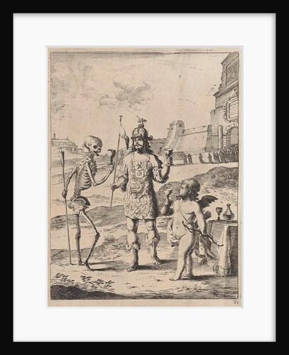 Fable of Cupido, Death and Reputation. Dirk Stoop by John Ogilby