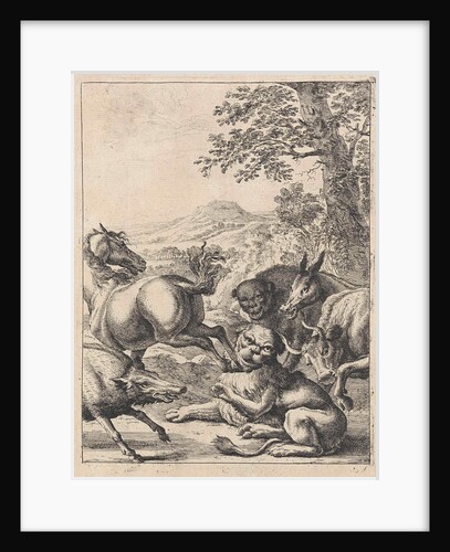 Fable of the old lion by John Ogilby