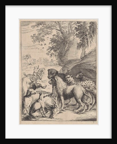 Fable of the lions and other animals by Johannes Ogilby