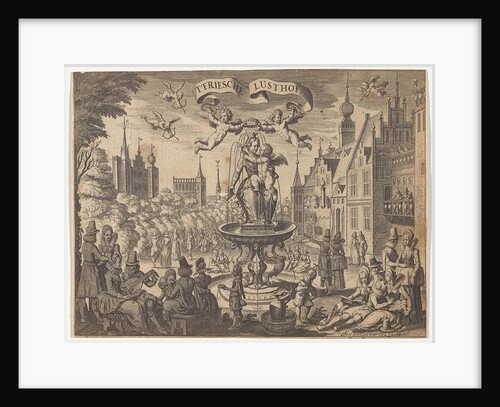 Fountain with Frisian Virgin by Paulus Aertsz. van Ravesteyn