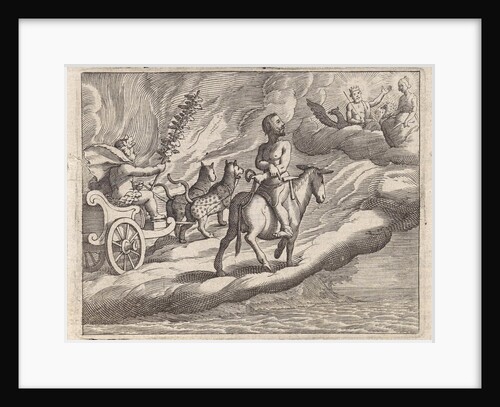 Return of Vulcan with Bacchus by Jacob Matham