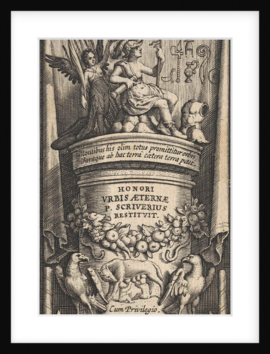 Rome crowned by Fame by Abraham Elzevier I