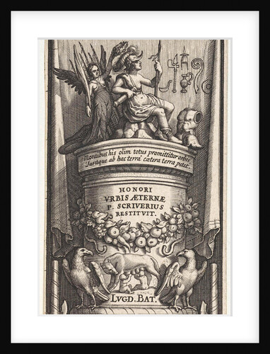 Rome crowned by Fame by Abraham Elzevier I