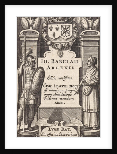 Allegory with a woman and a Roman soldier by Abraham Elzevier I