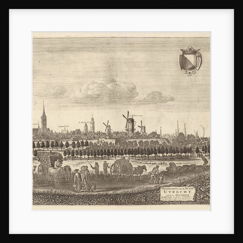 View of Utrecht from the west (plate IV) by Reinier & Josua Ottens