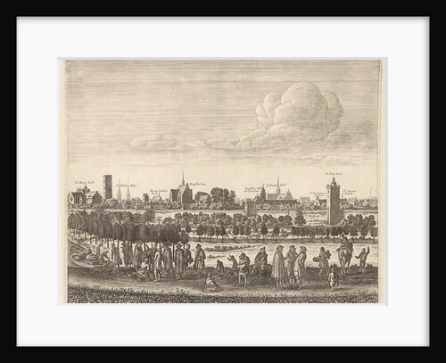 View of Utrecht from the west (plate III) by Reinier & Josua Ottens