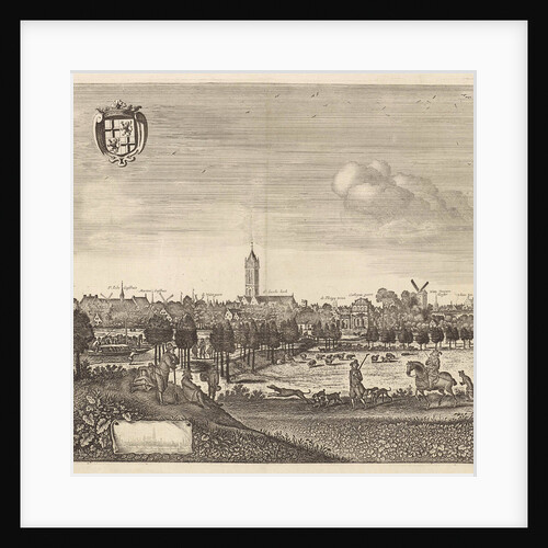 View of Utrecht from the west, The Netherlands by Reinier and Josua Ottens