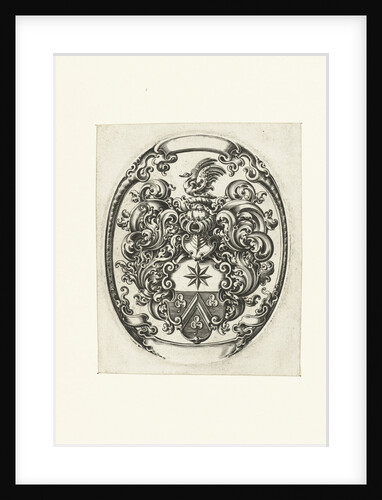 Unknown arms in oval by Michiel le Blon